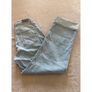 Hollister Ultra‎ High-Rise Dad Jeans Light Wash Denim Womens Size 28